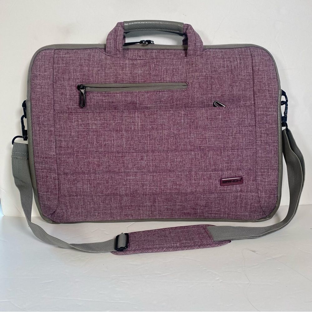 Brinch Purple Tone Padded Laptop Bag